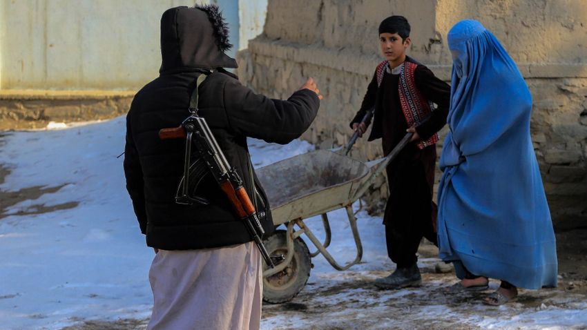 Women and families were banned from the garden areas of restaurants by the Afghan Taliban in Herat