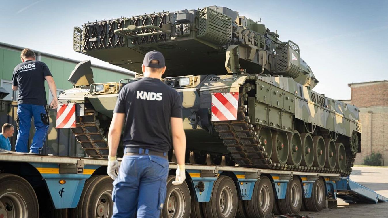 Újabb Leopard harckocsikkal erősödik a Magyar Honvédség