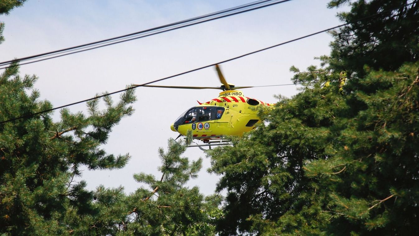Brutális baleset Somogyban: két mentőhelikopter érkezett