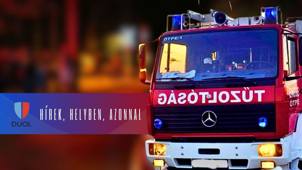 Drámai tűzoltás Pusztaszabolcson – pokoli lángok csaptak fel