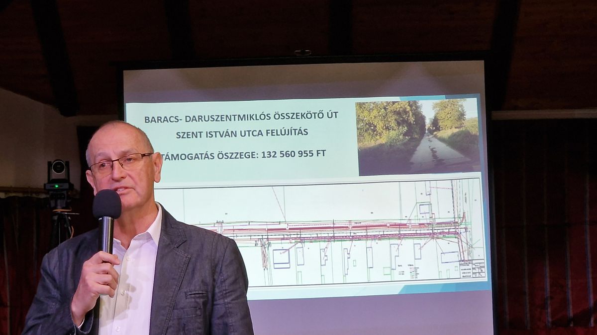 Baracs jövője terítéken: fejlesztésekről és gondokról szólt a közmeghallgatás